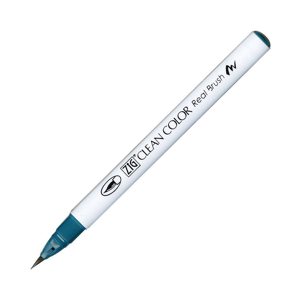 Kuretake Zig Clean Colour Real Watercolour Brush Pen - Blue Colour Range - - Brush Pens - Bunbougu
