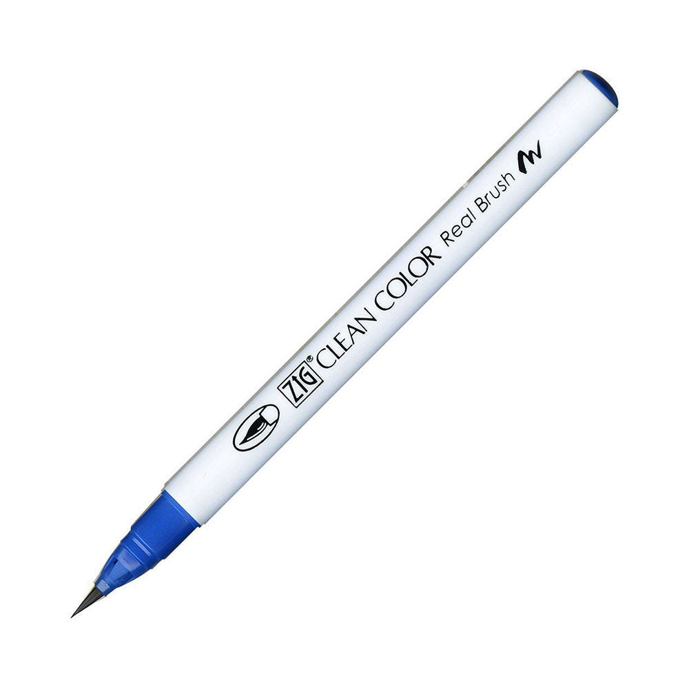 Kuretake Zig Clean Colour Real Watercolour Brush Pen - Blue Colour Range - - Brush Pens - Bunbougu