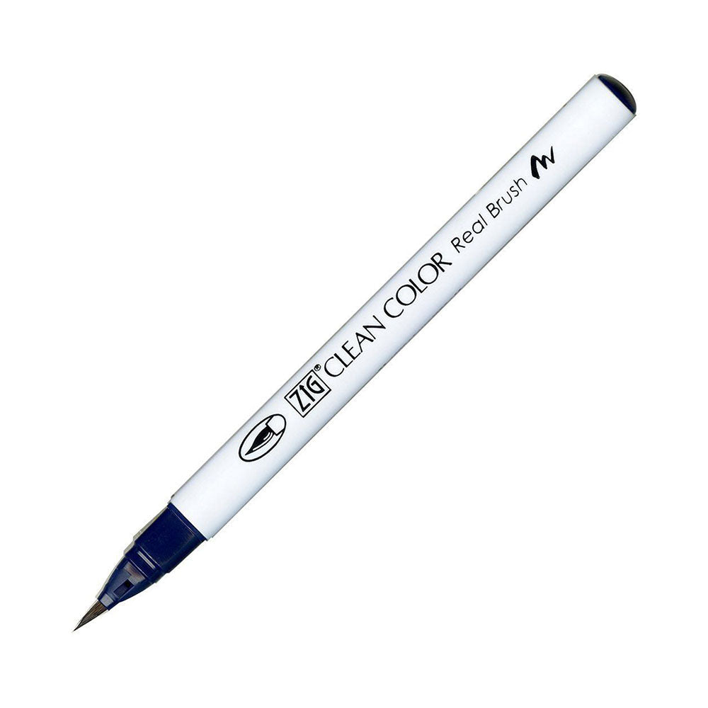 Kuretake Zig Clean Colour Real Watercolour Brush Pen - Blue Colour Range - - Brush Pens - Bunbougu