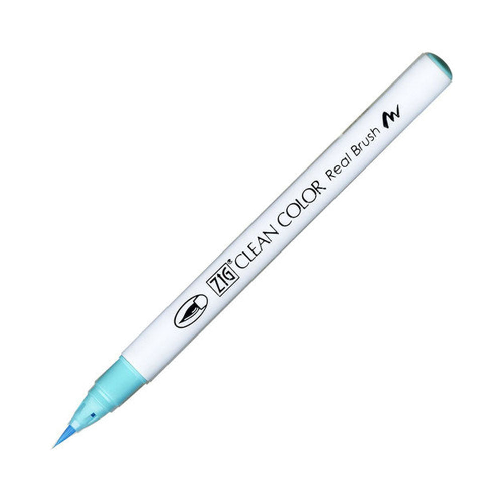Kuretake Zig Clean Colour Real Watercolour Brush Pen - Blue Colour Range - - Brush Pens - Bunbougu