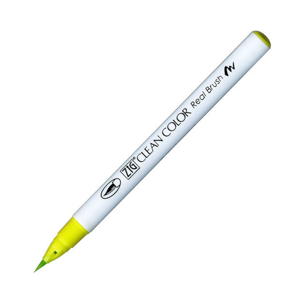 Kuretake Zig Clean Colour Real Watercolor Brush Pen - Yellow Colour Range - - Brush Pens - Bunbougu