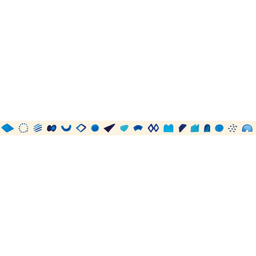 King Jim Soda Transparent Masking Tape - Shape - 10 mm x 5 m -  - Washi Tapes - Bunbougu