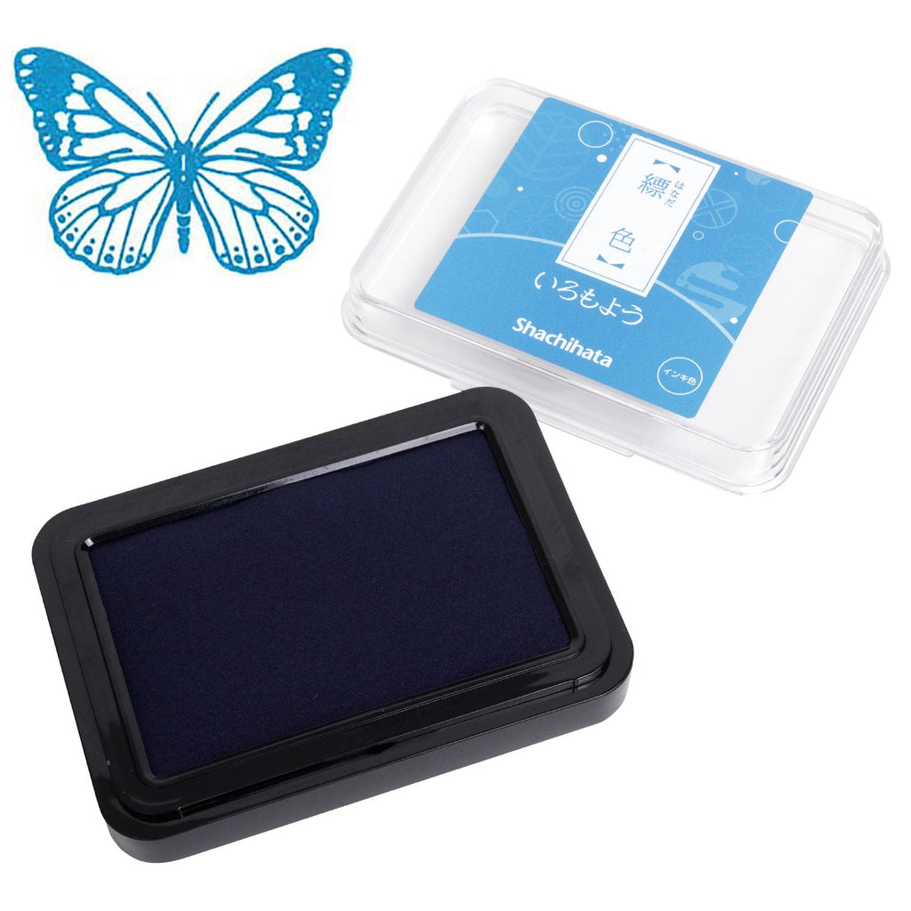 Shachihata Iromoyo Ink Pad - Cobalt Blue - Ink Pads - Bunbougu