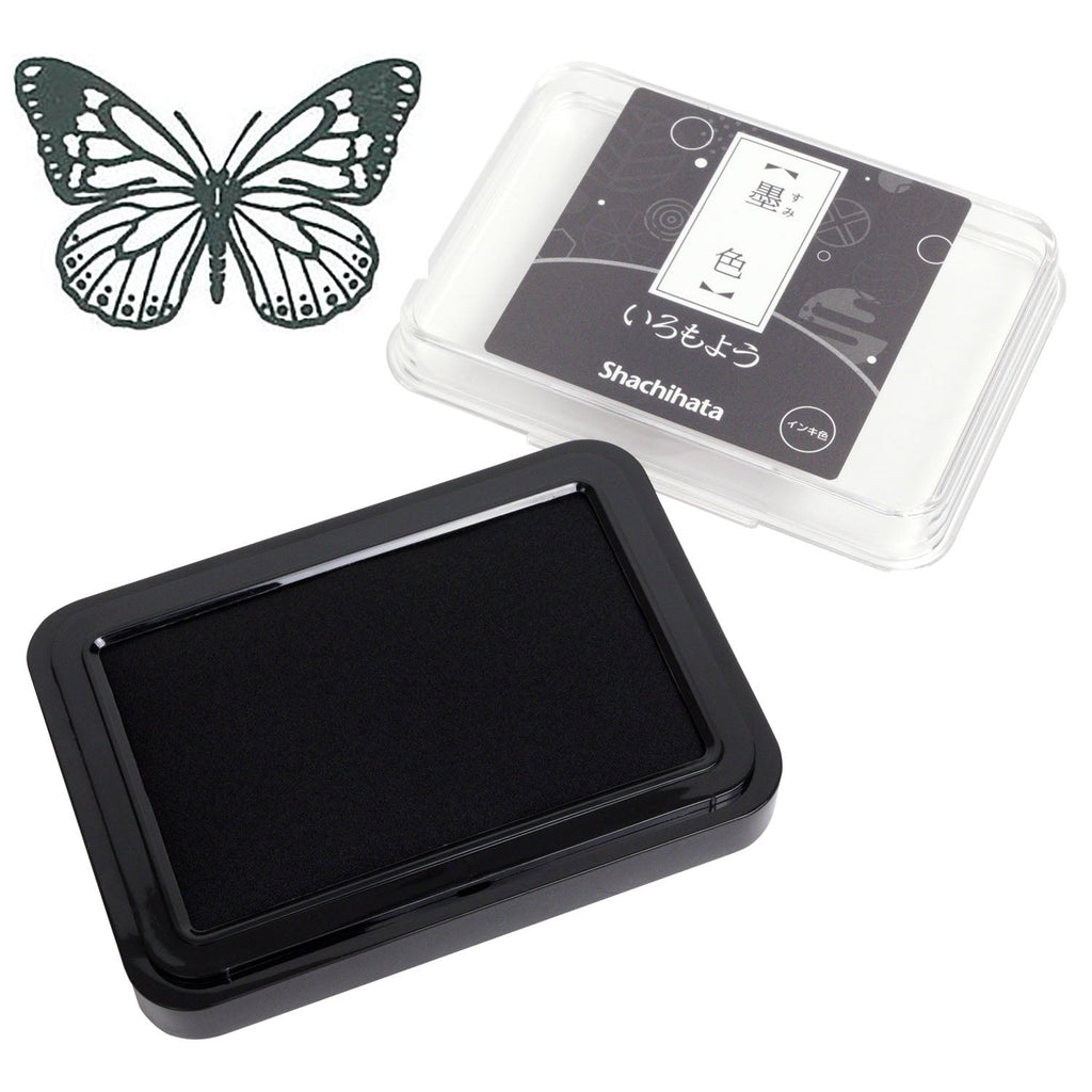 Shachihata Iromoyo Ink Pad - Black - Ink Pads - Bunbougu