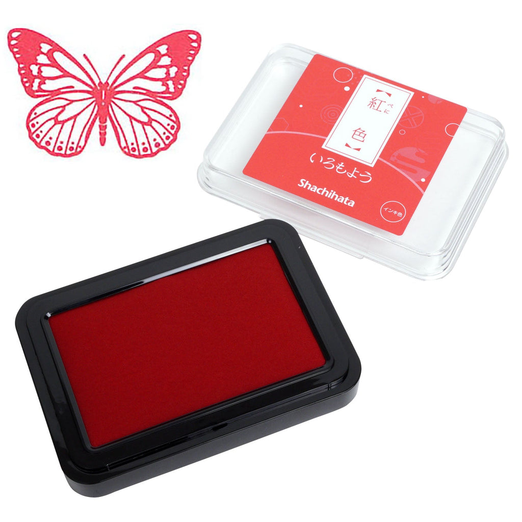 Shachihata Iromoyo Ink Pad - Red - Ink Pads - Bunbougu