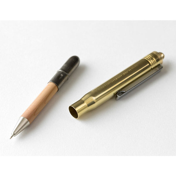 Traveler's Company Brass Ballpoint Pen - Black Ink -  - Ballpoint Pens - Bunbougu