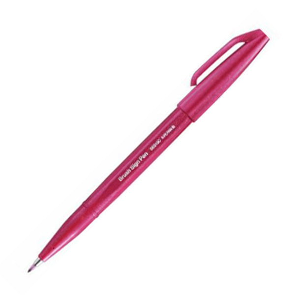 Pentel Fude Touch Brush Sign Pen - 12 New Colours - - Brush Pens - Bunbougu