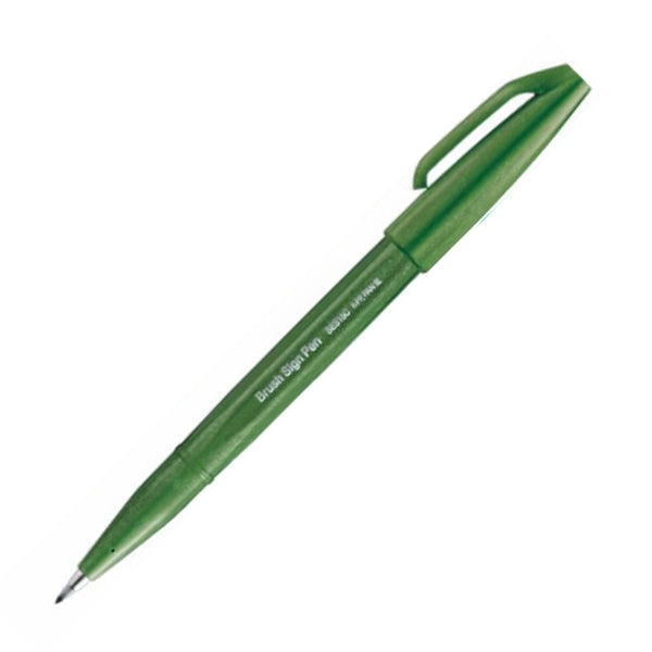 Pentel Fude Touch Brush Sign Pen - 12 New Colours - - Brush Pens - Bunbougu