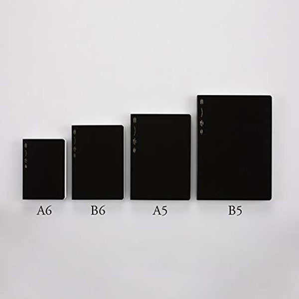 Stalogy Editor's Series 365 Days Notebook - 4 mm Grid - Black - A5 -  - Notebooks - Bunbougu